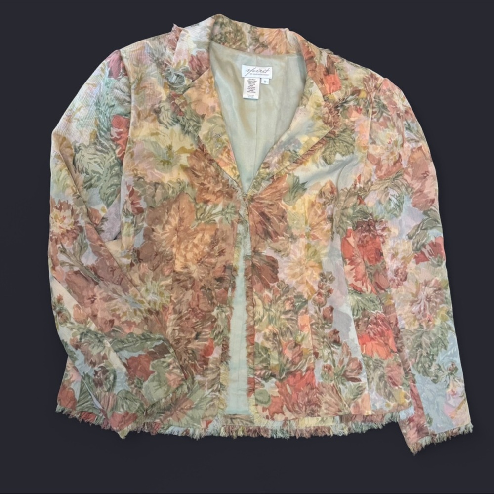 Floral Women's Blazer by Coldwater Creek